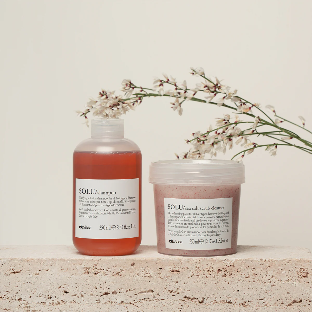 Скраб с морской солью - Davines Essential Haircare Solu Sea Scrub