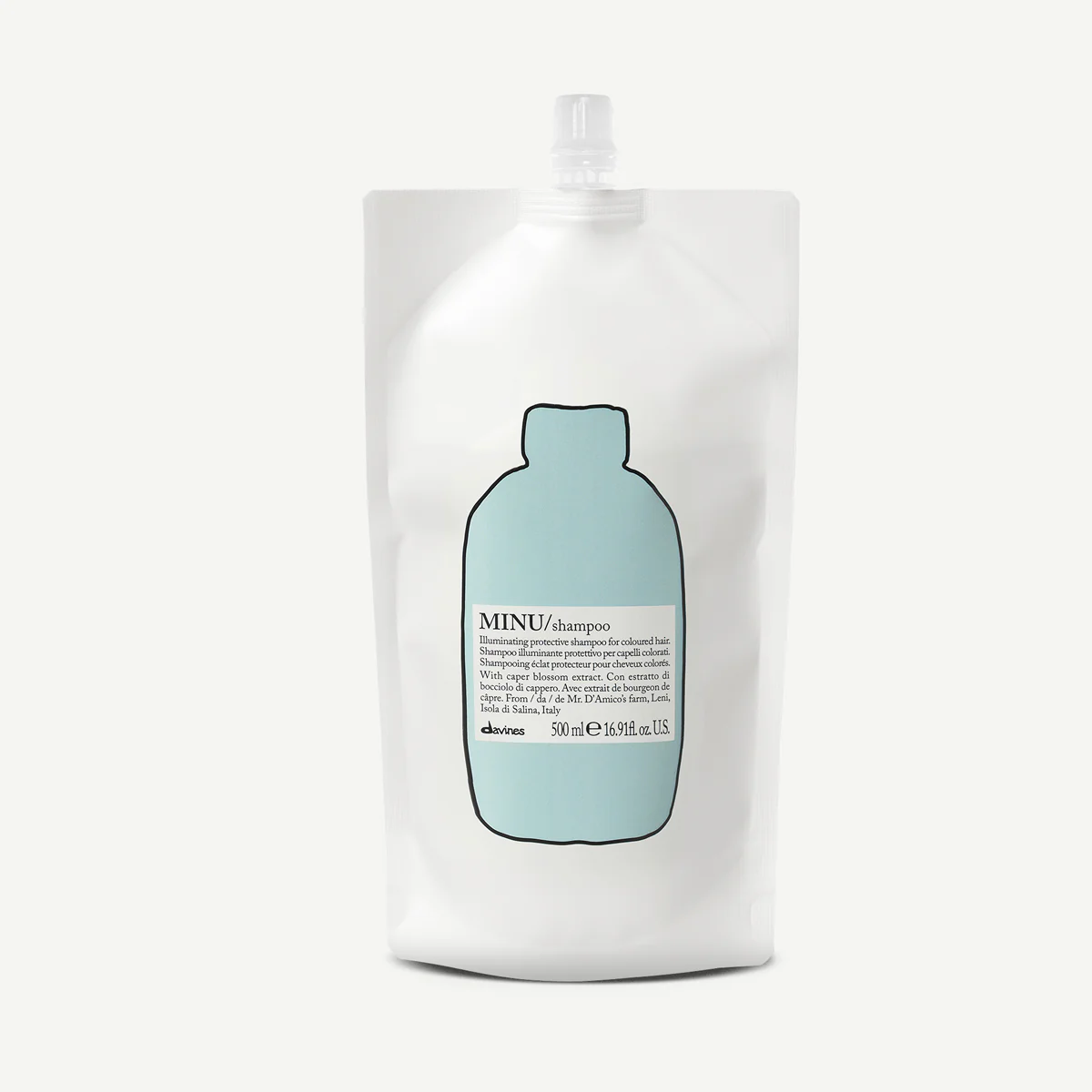Защитный шампунь для сохранения косметического цвета волос - Davines Essential Haircare Minu Shampoo