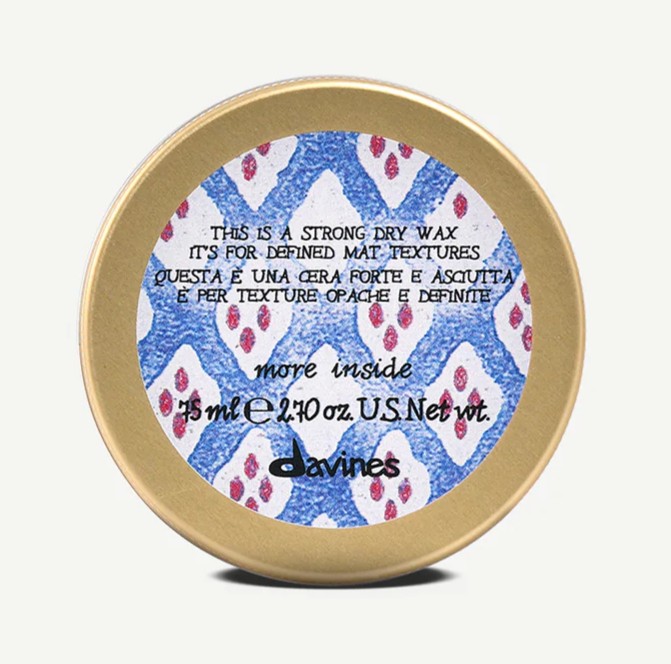 Сухой воск для текстурных матовых акцентов - Davines More Inside Strong Dry Wax