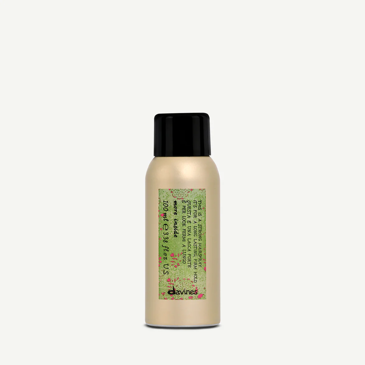 Лак сильной фиксации для длительной стойкой укладки - Davines More Inside Strong Hold Hairspray