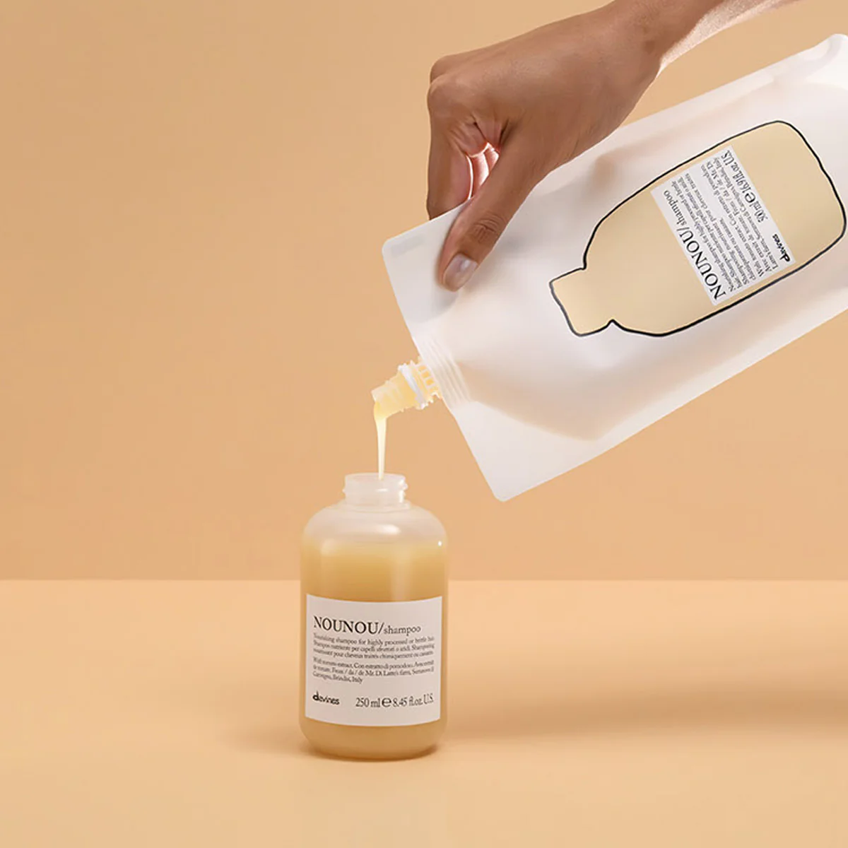 Питательный шампунь для уплотнения волос - Davines Essential Haircare NouNou Shampoo
