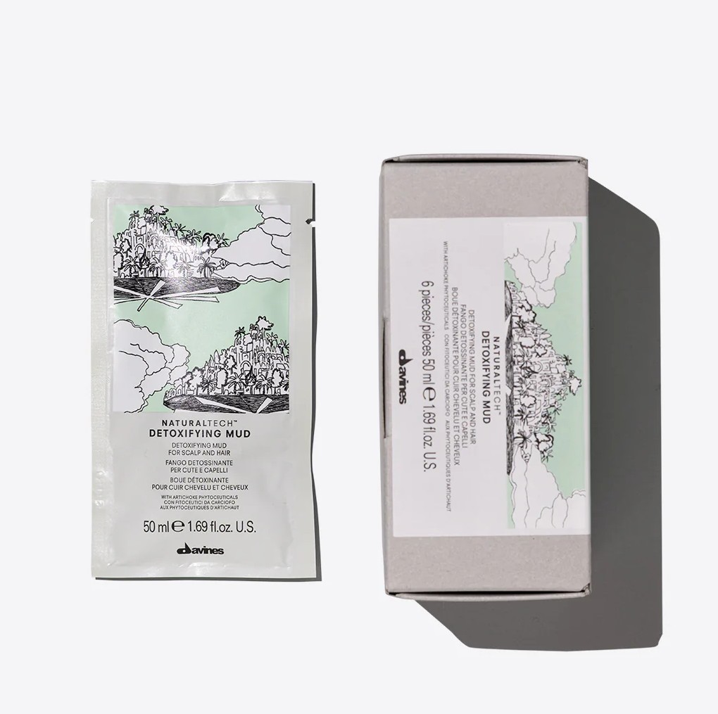 Детоксирующая глубоко очищающая грязь - Davines Naturaltech Detoxifying  Mud