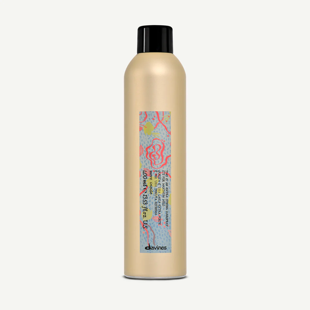 Лак экстра-сильной фиксации для экстремальной стойкости укладки - Davines More Inside Extra Strong Hairspray 
