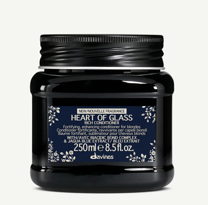 Питательный кондиционер для защиты и сияния блонд - Davines Heart Of Glass Rich Conditioner 