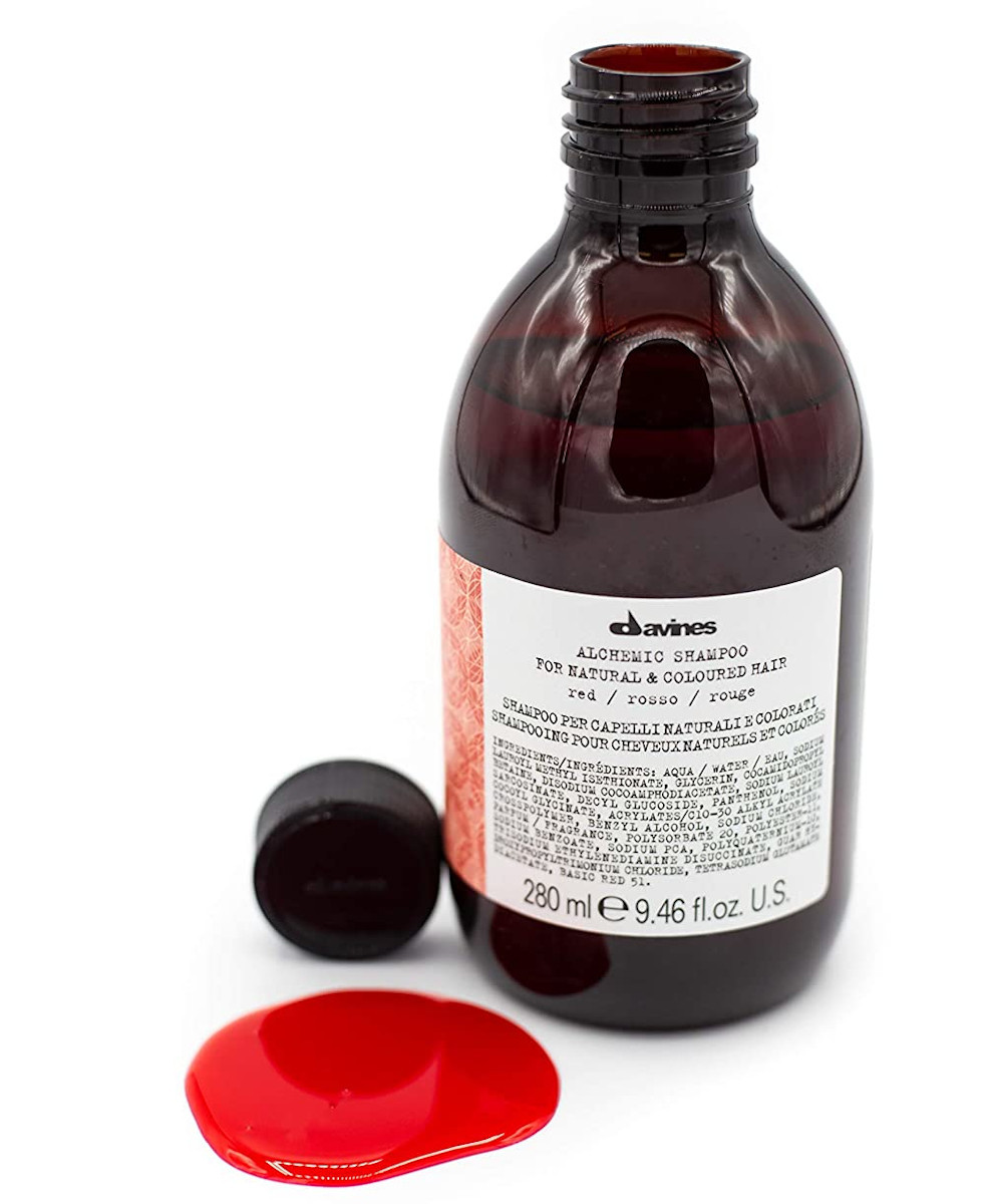 Шампунь Алхимик для натуральных и окрашенных волос (Красный) - Davines Alchemic Shampoo Red 