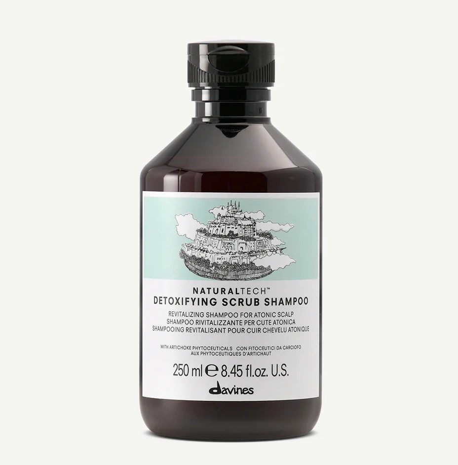 Детоксирующий шампунь-скраб - Davines Naturaltech Detoxifying  Scrub Shampoo