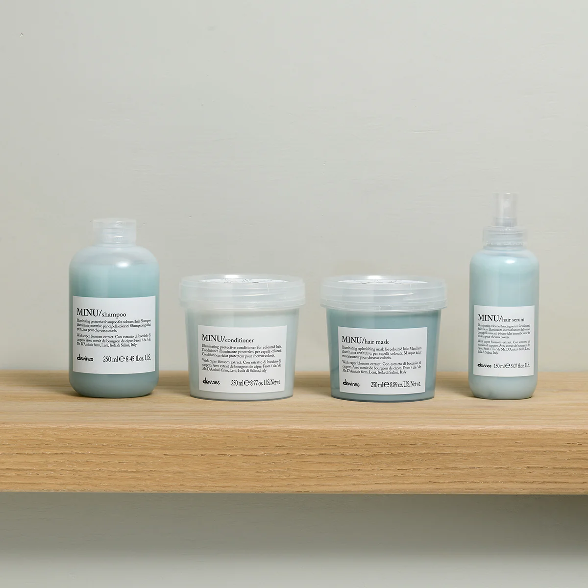 Защитный кондиционер для сохранения косметического цвета волос - Davines Essential Haircare Minu Conditioner