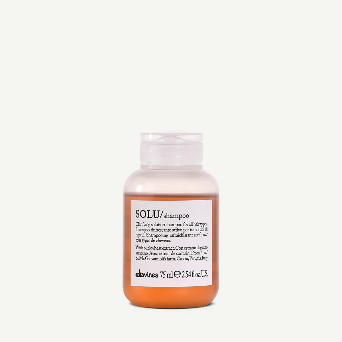 Активно освежающий шампунь для глубокого очищения волос - Davines Essential Haircare Solu Shampoo