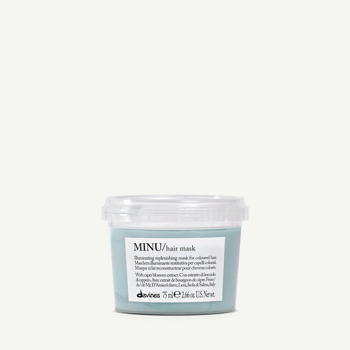 Восстанавливающая маска для окрашенных волос - Davines Essential Haircare Minu Hair Mask