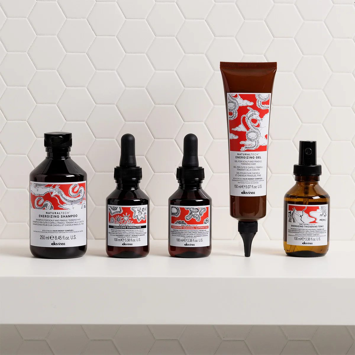 Энергетический шампунь - Davines Naturaltech Energizing Shampoo