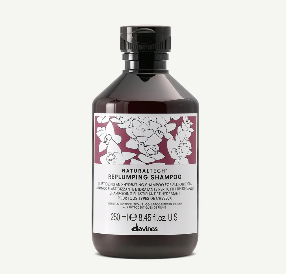 Уплотняющий шампунь - Davines Naturaltech Replumping Shampoo