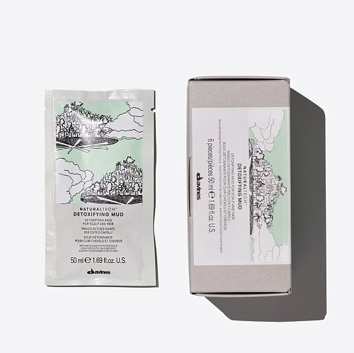 Детоксирующая глубоко очищающая грязь - Davines Naturaltech Detoxifying  Mud