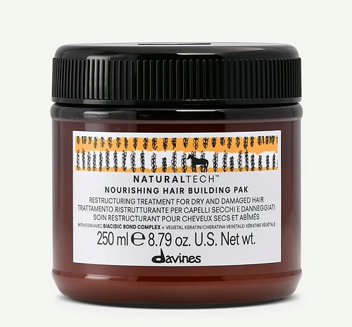 Питательная восстанавливающая маска для волос - Davines Naturaltech Nourishing Hair Building Pak