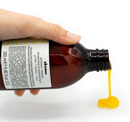 Шампунь Алхимик для натуральных и окрашенных волос (Золотой) - Davines Alchemic Shampoo Golden 