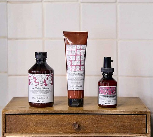 Уплотняющий шампунь - Davines Naturaltech Replumping Shampoo