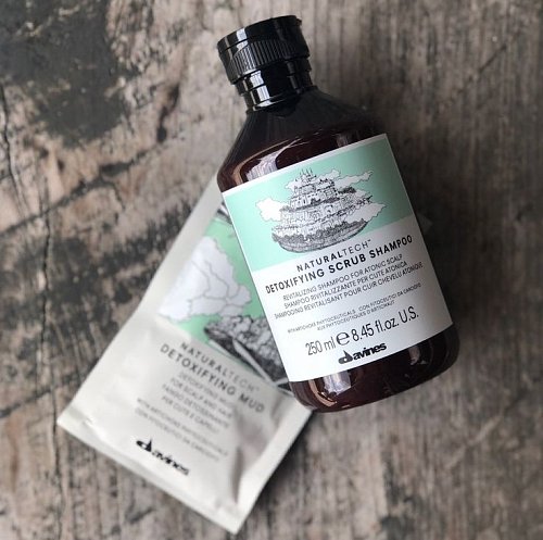 Детоксирующий шампунь-скраб - Davines Naturaltech Detoxifying  Scrub Shampoo