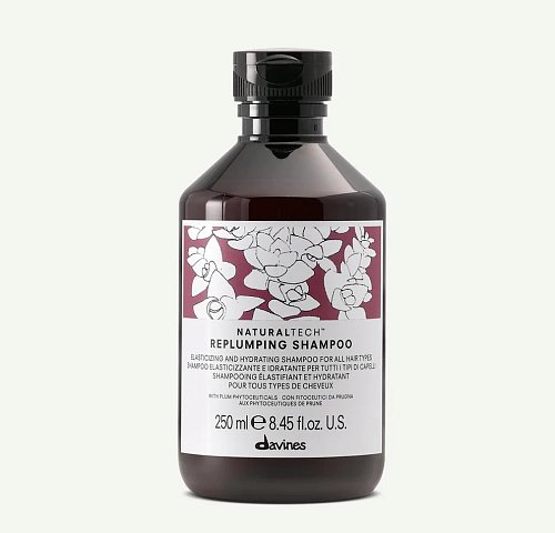 Уплотняющий шампунь - Davines Naturaltech Replumping Shampoo