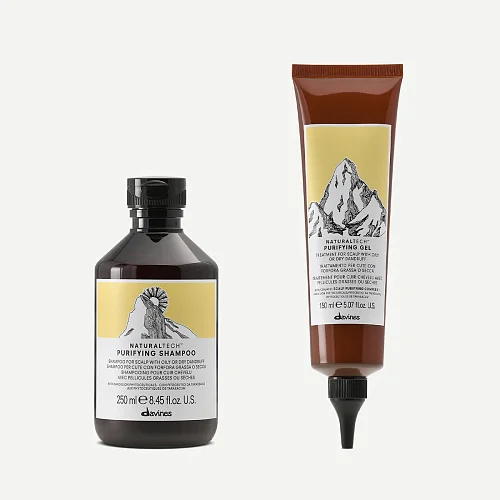 Очищающий гель против перхоти - Davines Naturaltech Purifying Gel