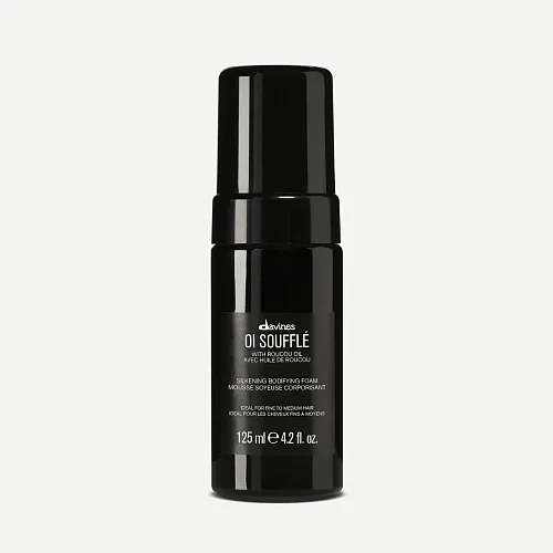 Уплотняющая пенка для абсолютного блеска волос с термозащитой - Davines Oi Souffle Silkening Bodifying Foam