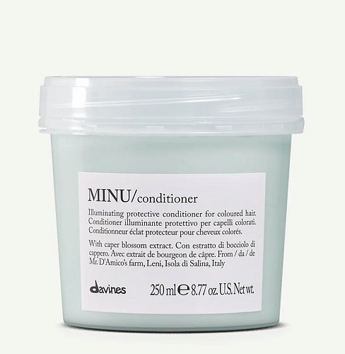 Защитный кондиционер для сохранения косметического цвета волос - Davines Essential Haircare Minu Conditioner