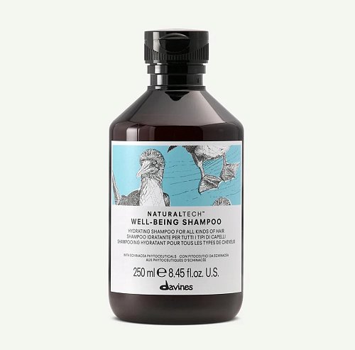 Увлажняющий шампунь для всех типов волос - Davines Naturaltech Well Being Shampoo